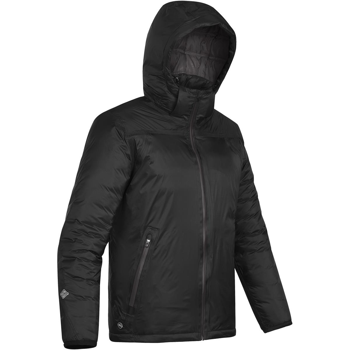 Promotional Mens Black Ice Thermal Jackets Logo Decorated Promotion Products